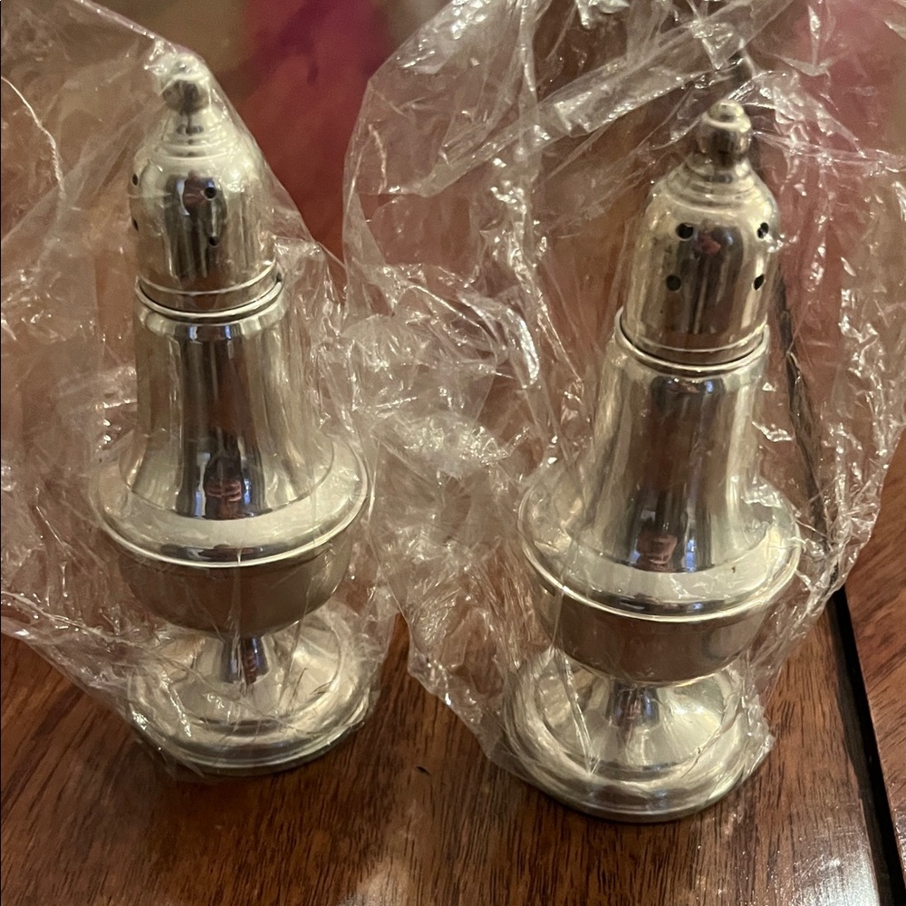 Classic Silver Salt and Pepper Shakers